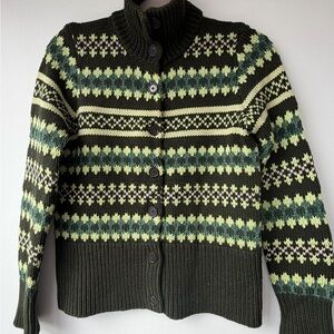 Women’s Green Holidays Christmas Patterned Sweater